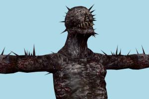 Iron Maiden Zombie Resident-Evil, RE, resident, evil, zombie, horror, people, human, xna, characters, rigged